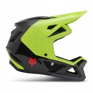 Kask rowerowy Fox Rampage Ce Barge Fluorescent Yellow żółty fluo - Kaski rowerowe - miniaturka - grafika 1