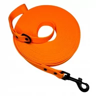 Smycze dla psów - Linka treningowa SMYCZ wodoodporna PVC 10M orange - miniaturka - grafika 1