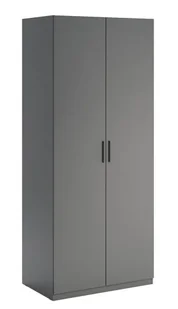 Szara szafa uchylna na ubrania z drążkiem i półką G7-E50 - Szafy - miniaturka - grafika 1