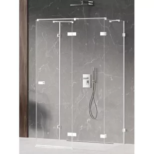 New Trendy EXK-2897 KABINA AVEXA WHITE PROSTOKĄTNA PRZY$1261CIENNA P 110x100x200 CZYSTE 6mm ACTIVE SHIELD - Kabiny prysznicowe - miniaturka - grafika 2