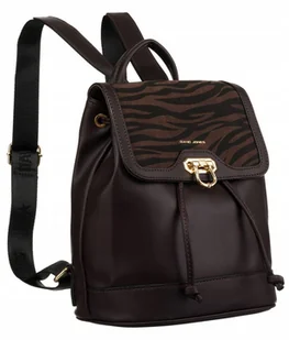 Miejski Plecak Damski Z Klapką Wykonany Ze Skóry Ekologicznej Lumarko! - Plecaki - miniaturka - grafika 2