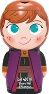 Szampony do włosów - Air-Val żel-szampon pod prysznic 2w1 Frozen II Anna 400 ml (8411114090467) - miniaturka - grafika 1