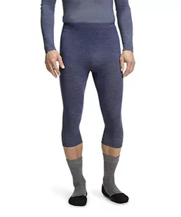 Falke Męskie legginsy Wool-Tech 3/4, szaro-heather, XL 33234 - Legginsy - miniaturka - grafika 1