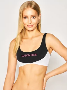 Stroje kąpielowe - Calvin Klein Swimwear Góra od bikini Bralette KW0KW00898 Kolorowy - grafika 1