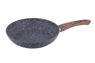Kamille Solidna patelnia granitowa imitacja drewna 26cm 4162 - Patelnie - miniaturka - grafika 1