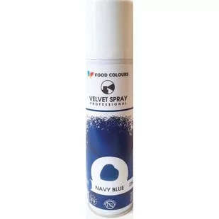 Barwnik aerozol Food Colours 250 ml Navy Blue - Dodatki do ciast w proszku - miniaturka - grafika 1