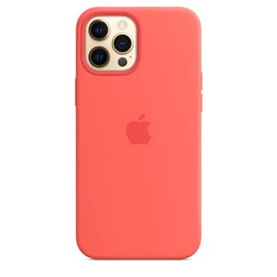 Apple Silikonowe etui iPhone 12 Pro Max różowy cytrus - Etui i futerały do telefonów - miniaturka - grafika 4