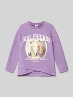 Bluzy dla dziewczynek - Bluza o kroju regular fit z mieszanki bawełny - miniaturka - grafika 1