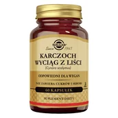 Układ pokarmowy - Solgar Karczoch, wyciąg z liści, 60 kapsułek roślinnych - miniaturka - grafika 1