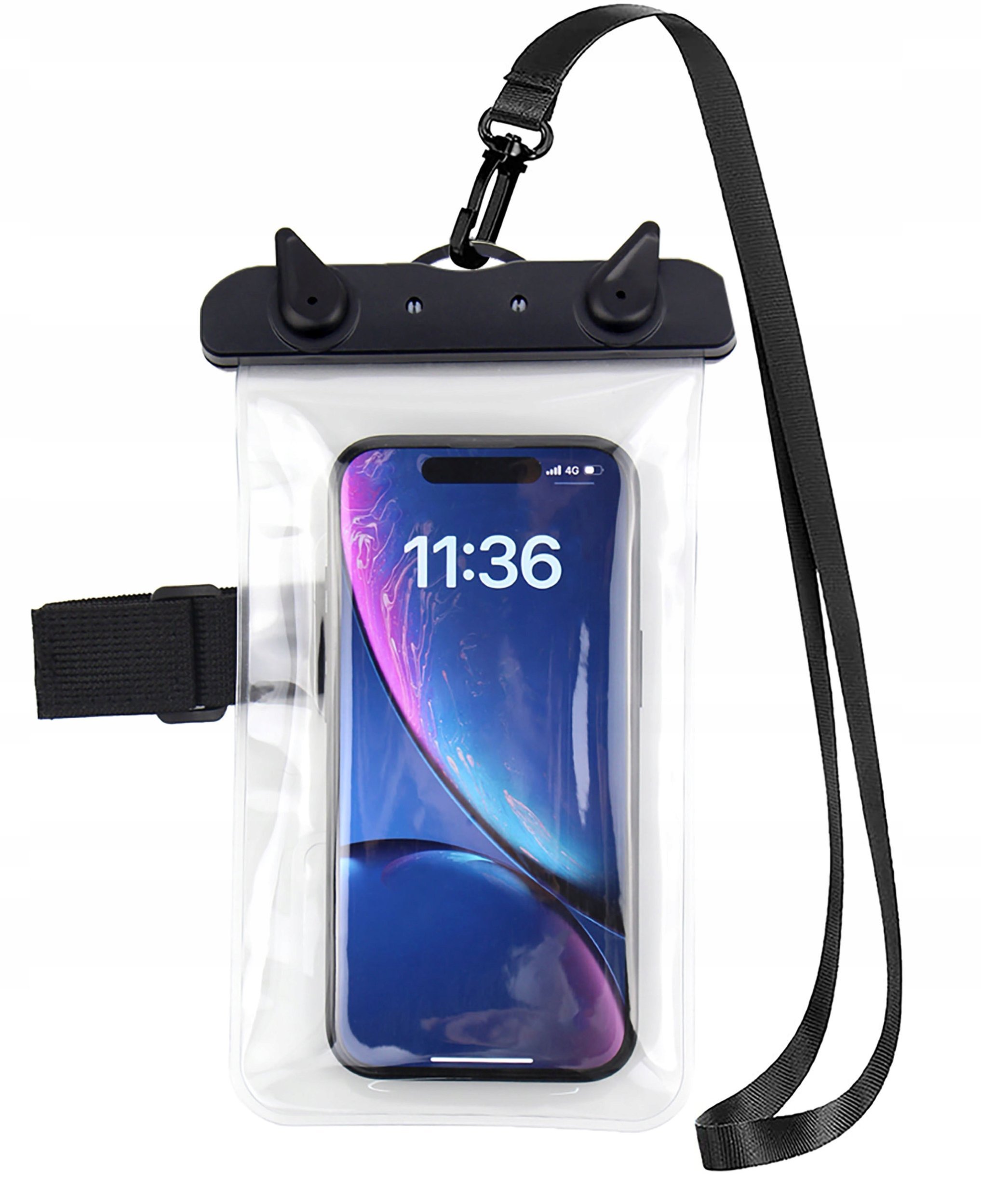 Etui do telefonu wodoodporne z opaską na ramię na basen plażę uniwersalne