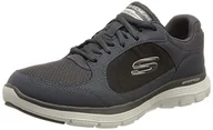 Trampki męskie - Skechers Męskie trampki 232222 NVY, skóra granatowa/pu/siatka/wykończenie, 40 EU - miniaturka - grafika 1