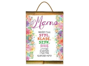DYPLOM DZIEŃ MATKI STYL, KLASA, SZYK, SIŁA - Dyplomy i okładki - miniaturka - grafika 1