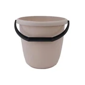 Inne artykuły do sprzątania - Wiadro Riva 10 l beż - miniaturka - grafika 1