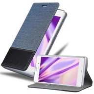 Etui i futerały do telefonów - Cadorabo Etui do Sony Xperia Z3 Etui ochronne w kolorze niebieskim Etui na telefon komórkowy Etui na książkę Etui na okładkę - miniaturka - grafika 1