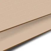 Panele ścienne i boazeria - Panel dekoracyjny ścienny kompaktowy 60 x 200 cm Metro Beige/Beige Delinia - miniaturka - grafika 1