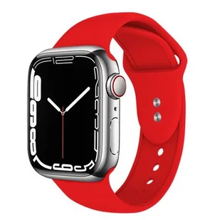 Apple Crong Pasek Crong Liquid Band do Watch 38/40 mm czerwony CRG-40LQB-RED - Akcesoria do smartwatchy - miniaturka - grafika 6