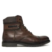 Botki męskie - Trzewiki Bugatti 325-A0U3F-3514 Szary - miniaturka - grafika 1