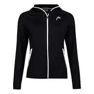 Bluzy damskie - HEAD Damska bluza z kapturem Breaker FZ W, czarny, S - miniaturka - grafika 1