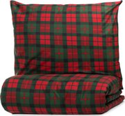 HOMLA Pościel TARTAN bawełniana w kratę 160x200 + 2*70x80 cm