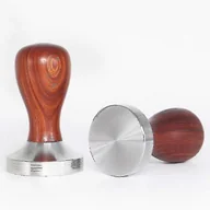 Akcesoria i części do ekspresów do kawy - 1 sztuk 51mm Coffee Tamper V4 - Spring Tamper - Barista Tools - Espresso Tamper z podkładką do Rok Espresso hwy - miniaturka - grafika 1