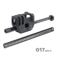 Osprzęt do wiatrówek - Strike Industries - Kompensator Mass Driver Comp do Glock 17 Gen5 - Czarny - SI-G5-MDCOMP-S - miniaturka - grafika 1