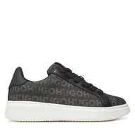Buty dla chłopców - Sneakersy HUGO G00427 M Czarny - miniaturka - grafika 1