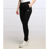 Dresy damskie - EA7 Spodnie dresowe | Slim Fit - miniaturka - grafika 1