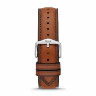 Brązowy pasek Fossil 22 mm do zegarek / smartwatch Fossil Minimalist FS5304 ★ % SALE % ★ Kup teraz, zapłać za 30 dni GRATIS WYSYŁKA ZWROT DO 365 DNI - Akcesoria do zegarków - miniaturka - grafika 1