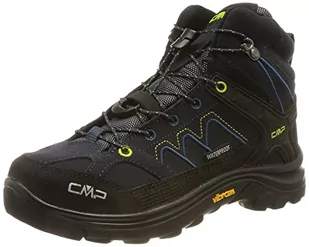 CMP Unisex dziecięce buty trekkingowe Moon MID WP, black blue, 34 EU Weit - Buty dla chłopców - miniaturka - grafika 1
