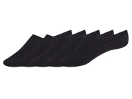 Skarpetki męskie - LIVERGY® Skarpetki stopki męskie, 5 par, z bawełną organiczną (Czarny, 39-42) - miniaturka - grafika 1