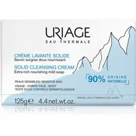 Mydła - Uriage Hygiène Solid Cleansing Cream delikatny krem oczyszczający z wodą termalną z francouzských Alp 125 g - miniaturka - grafika 1