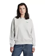 Swetry damskie - G-STAR RAW Sweter damski, szary (Oyster Mushroom D277-D607), M, szary (Oyster Mushroom D277-d607), M - miniaturka - grafika 1