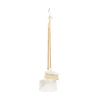 Miotły, szufle, mopy - Szczotka BAMBOU na kiju z szufelką 85 cm HOMLA - miniaturka - grafika 1