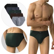 Majtki męskie - MAJTKI MĘSKIE slipy klasyczne 5pak 5SMP-003 bawełniane Atlantic *L - miniaturka - grafika 1