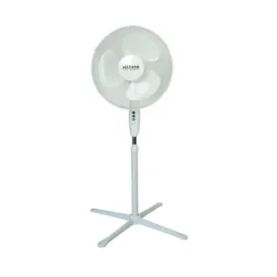 Wentylator Volteno Wentylator podłogowy biały 40cm podstawa krzyżak - Wentylatory - miniaturka - grafika 1