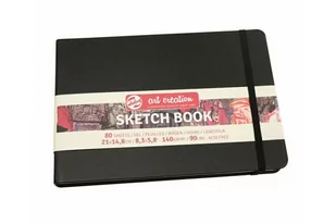 Szkicownik Czarny 140G 80 15X21Cm Talens - Podobrazia, bloki, papiery - miniaturka - grafika 1