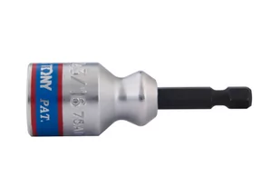 NASADKA DO PRĘTÓW GWINTOWANYCH 12mm DO WKRĘTAREK 1/4" x 66mm (ZAKRES 11.4 - 12.7mm) King Tony - Bity - miniaturka - grafika 1
