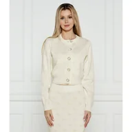 Swetry damskie - GUESS Kardigan SARAH Regular Fit z dodatkiem wełny - miniaturka - grafika 1