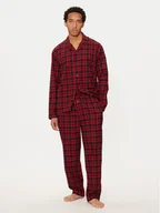 Piżamy męskie - Hugo Piżama 50534200 Czerwony Relaxed Fit - miniaturka - grafika 1