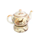 Dzbanki i imbryki - Dzbanek imbryk porcelanowy 1L z podgrzewaczem PAW - miniaturka - grafika 1