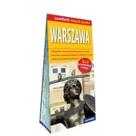 Atlasy i mapy - Comfort! map Warszawa 2w1 - miniaturka - grafika 1