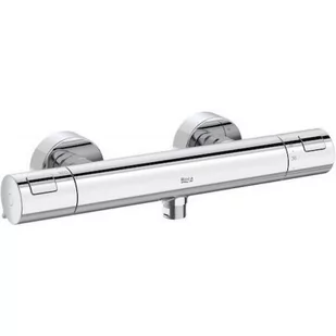 Roca T-500 bateria prysznicowa ścienna termostatyczna chrom A5A2E18C00 - Baterie wannowe i prysznicowe - miniaturka - grafika 1