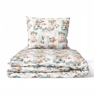 Pościel dla dzieci - ﻿Pościel DZIECIĘCA 140x200cm dla dziecka Dinusie w podróży zielone - miniaturka - grafika 1