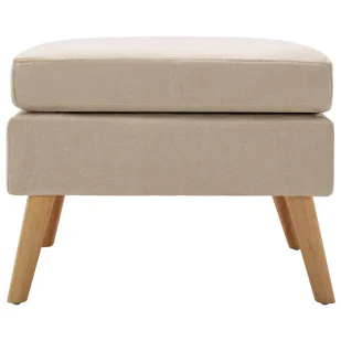 Kremowa pufa siedzisko do przedpokoju - Swees - Pufy i podnóżki Kremowa pufa siedzisko do przedpokoju - Swees - Pufy i podnóżki - miniaturka - grafika 1