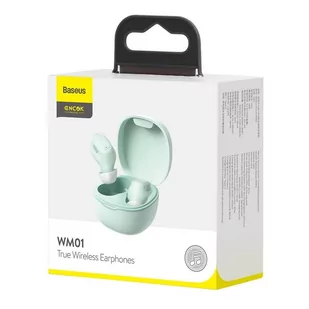 Baseus Encok WM01 TWS 5.0 zielony NGWM01-06 - Słuchawki - miniaturka - grafika 5