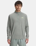 Koszulki męskie - KOSZULKA MĘSKA LONGSLEEVE UNDER ARMOUR Tech Textured 1/2 Zip LG - miniaturka - grafika 1