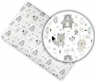 Prześcieradła dla dzieci - PRZEŚCIERADŁO BAWEŁNIANE DO ŁÓŻECZKA 120x60 WZORY! - miniaturka - grafika 1