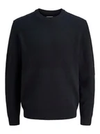 Swetry męskie - Jack & Jones Sweter w kolorze czarnym - miniaturka - grafika 1