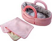 Lalki dla dziewczynek - Haba Doll Carrying Bag Pink 305072 - miniaturka - grafika 1
