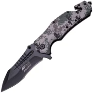 Noże - Nóż składany ratowniczy Master Cutlery MTech Spring Assisted - Digital Camo - miniaturka - grafika 1